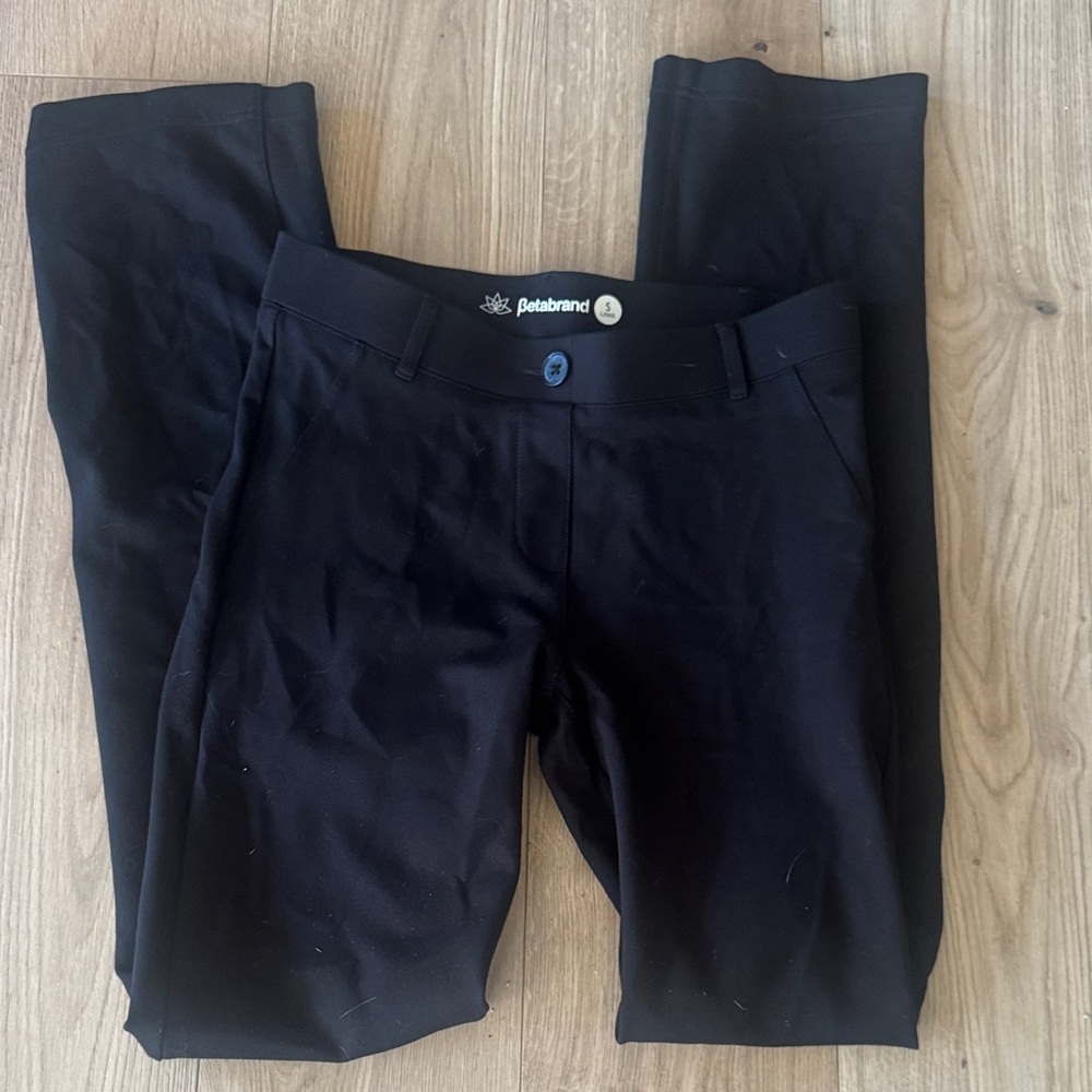 Betabrand Women’s Dress Yoga Pants Small LONG